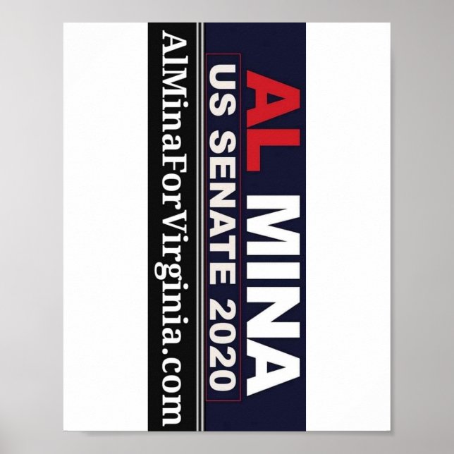 Poster Al Mina US Senate Merchandises (Devant)