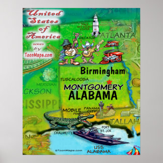 Poster Alabama USA