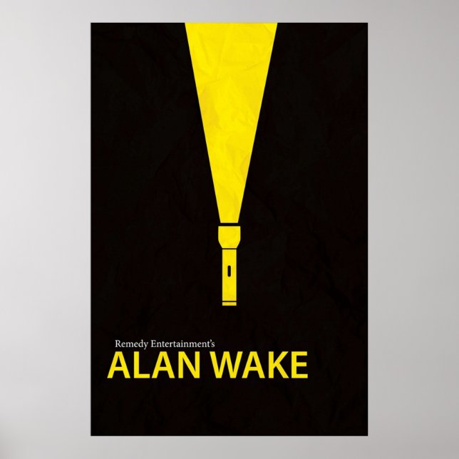 Poster Alan Wake Minimal (Devant)