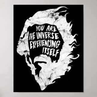 Poster Alan Watts Vous êtes l'univers qui s'expérimente