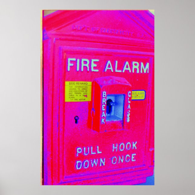 Poster Alarme incendie (Devant)