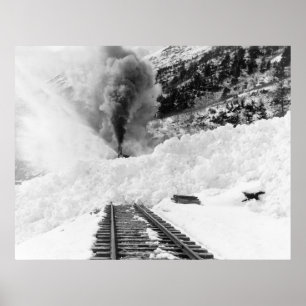 Poster Alaska Avalanche : début des années 1900