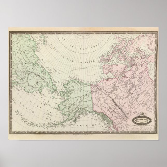 Poster Alaska, Canada, Russie (Devant)