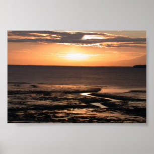 Poster Alaska Sunset @ Cook Inlet