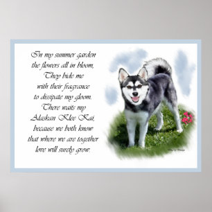 Poster Alaskan Klee Kai Art