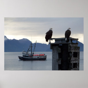 Poster "Alaskan Sunset"