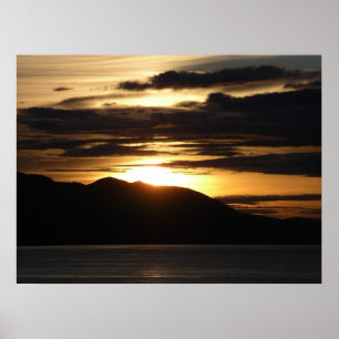 Poster Alaskan Sunset III Belle photographie de l'Alaska