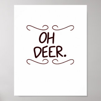 Poster Alastor Oh Deer Creative Art Design 