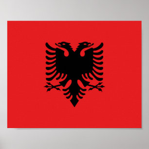 Poster Albania Flag