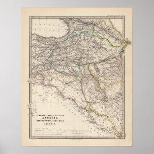 Poster Albania, Iberia, Colchis, Armenia, Mesopotamia