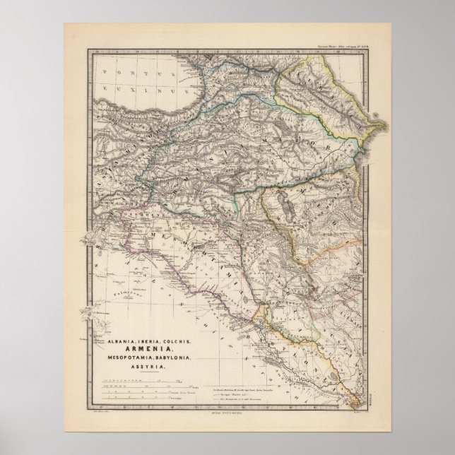 Poster Albanie, Ibérie, Colchis, Arménie, Mésopotamie (Devant)