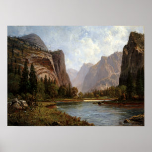 Poster Albert Bierstadt Gates de Yosemite