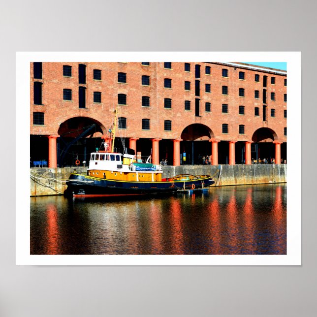 Poster Albert Dock (Devant)