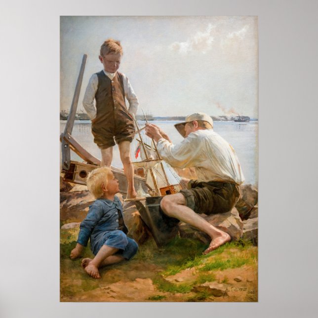 Poster Albert Edelfeel - Constructeurs de navires (Devant)