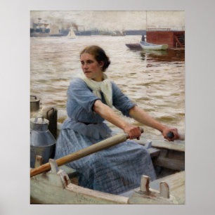 Poster Albert Edelfeel - La Laitiere