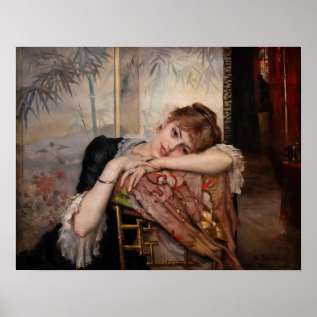 Poster Albert Edelfeel - La Parisienne / Virginie (Devant)