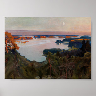 Poster Albert Edelfelt - Vue sur Haikko