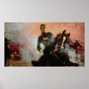Poster Albert Ier Roi de Belgique dans le Premier Monde
