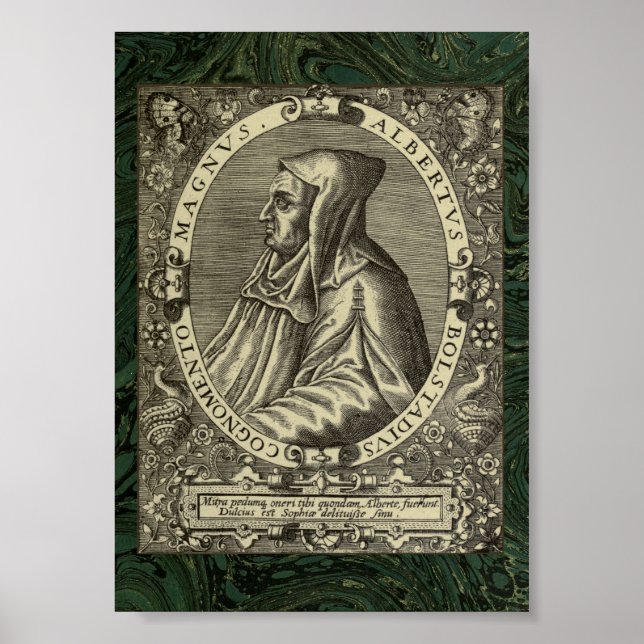 Poster Albertus Magnus : 1597 Portrait (Devant)