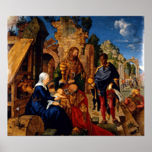 Poster Albrecht Durer L'Adoration des Magi
