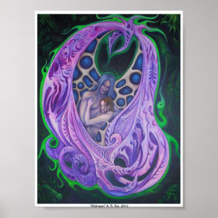 Poster "Albtraum" A. S. Koi