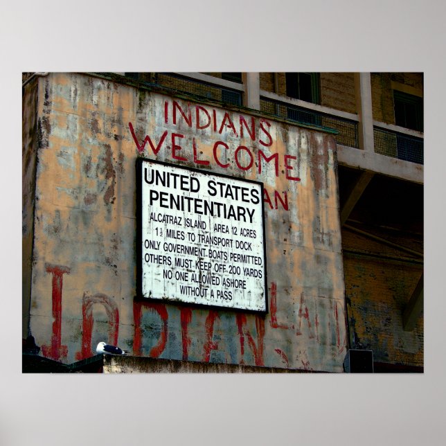 POSTER ALCATRAZ OCCUPÉ (Devant)