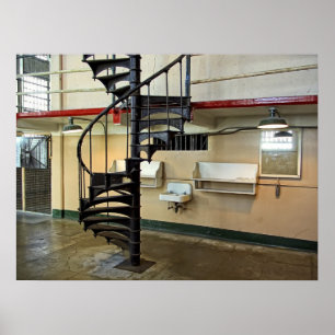 Poster Alcatraz Penitentiaire Barber Shop