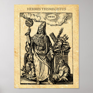 POSTER ALCHEMY HERMES TRISMEGISTUS