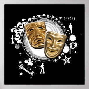 Poster Alchimie des masques dramatiques
