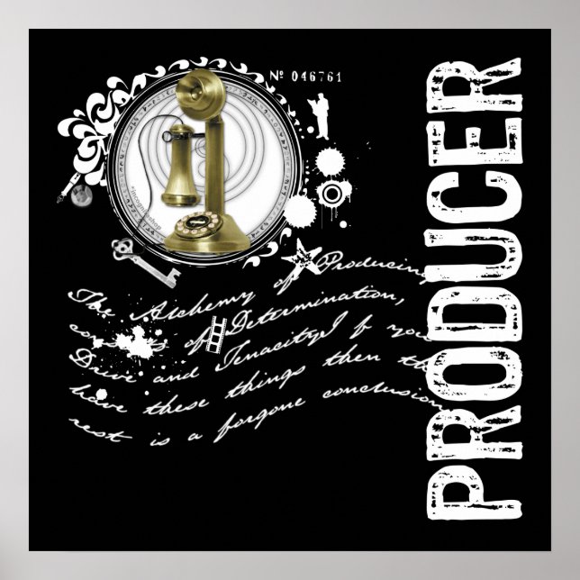 Poster Alchimie du producteur (Devant)