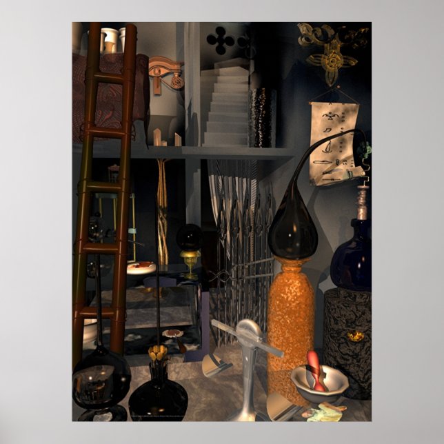 Poster Alchimie intemporelle (Devant)