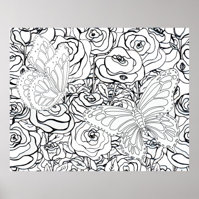 Poster Alchimie Papillon (Devant)