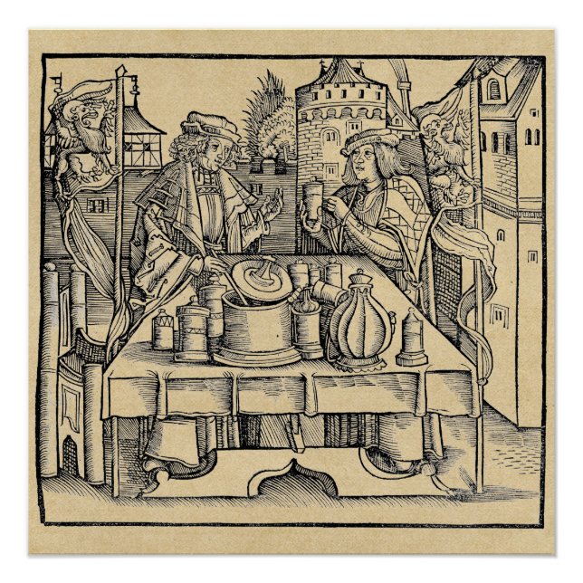 Poster Alchimiste royal dans le château Parfait (Devant)
