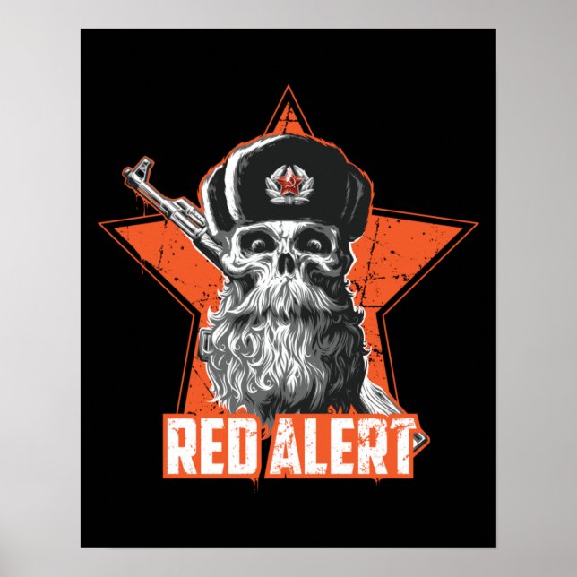 Poster Alerte rouge (Devant)
