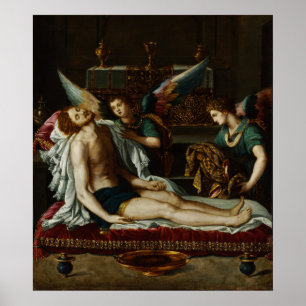 Poster Alessandro Allori - Corps du Christ annoté