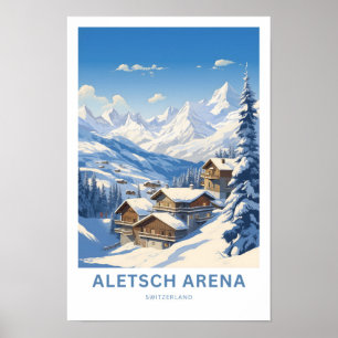 Poster Aletsch Arena Suisse Imprimer