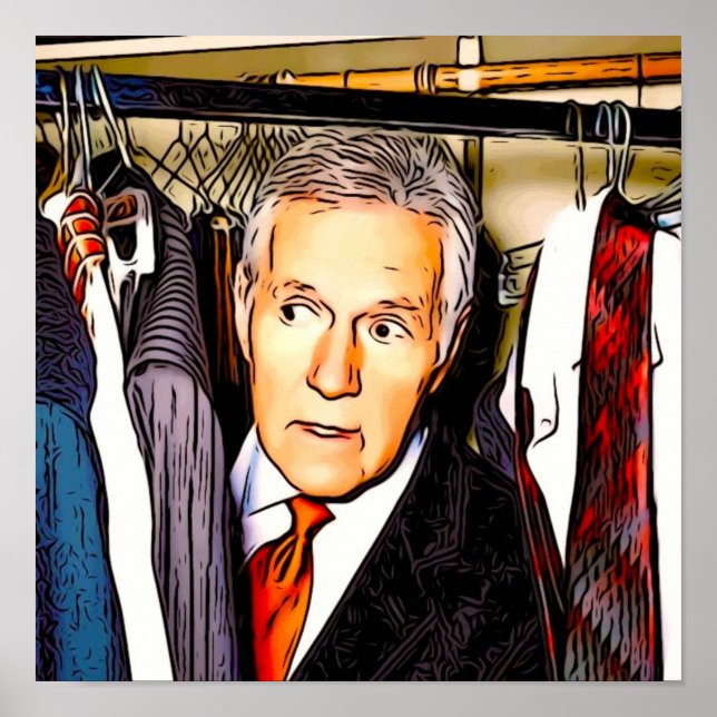 Poster Alex Trebek (Devant)