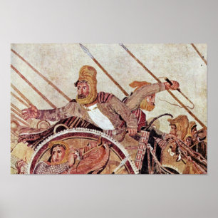 Poster Alexander Battle  By Meister Der Alexanderschlacht