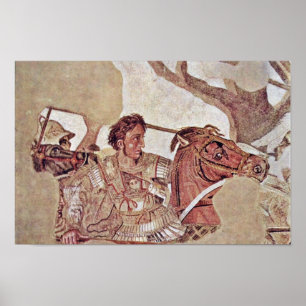 Poster Alexander Battle  By Meister Der Alexanderschlacht