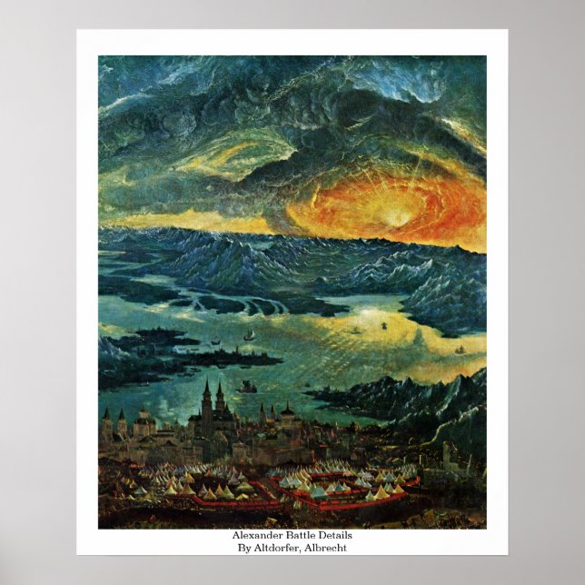 Poster Alexander Détails De La Bataille Par Altdorfer, Al (Devant)