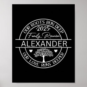 Poster Alexander Family Reunion Nos racines s'enfoncent p