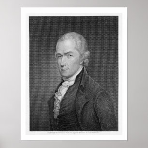 Poster Alexander Hamilton (1757-1804) - gravé par John Fr
