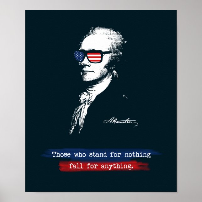 Poster Alexander Hamilton Ceux qui n'ont rien à défendre (Devant)