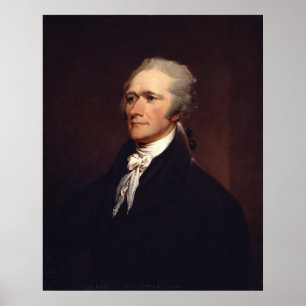 Poster Alexander Hamilton par John Trumbull