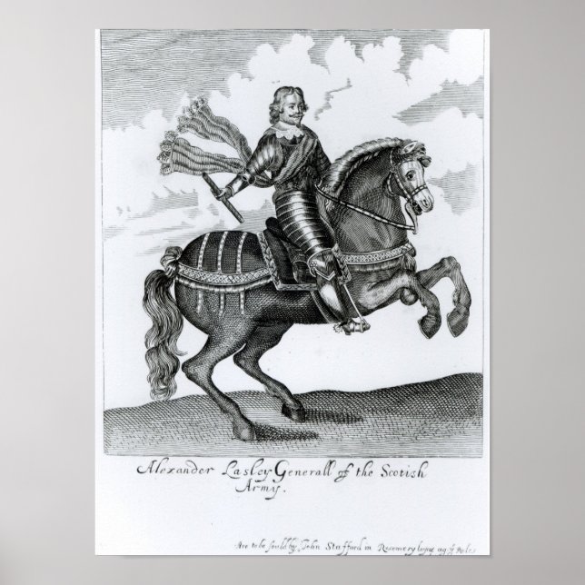 Poster Alexander Leslie 1er comte de Leven (Devant)