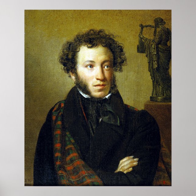Poster Alexander Pushkin Portrait (Devant)