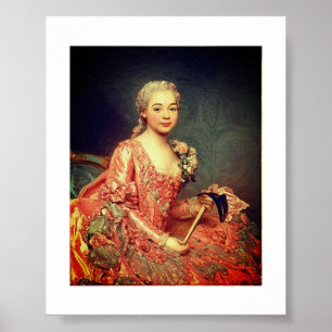 Poster Alexander Roslin – Baroness de Neubourg-Cromière