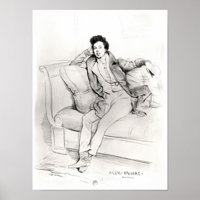 Poster Alexandre Dumas Pere (Devant)