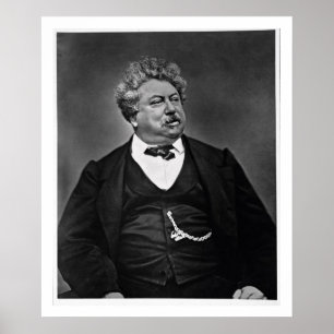 Poster Alexandre Dumas pere (1802-70), de la Galerie Cont
