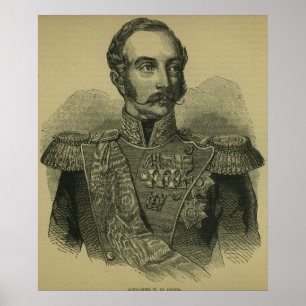 Poster Alexandre II de Russie